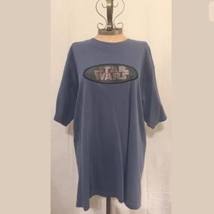 RARE Lucasfilm Star Wars Episode 1 XL Hologram Tee